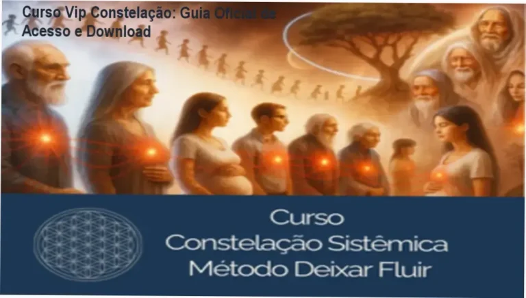 Capa do Curso Vip Constelação Familiar Sistêmica Deixar Fluir da Dra. Thamara de Oliveira
