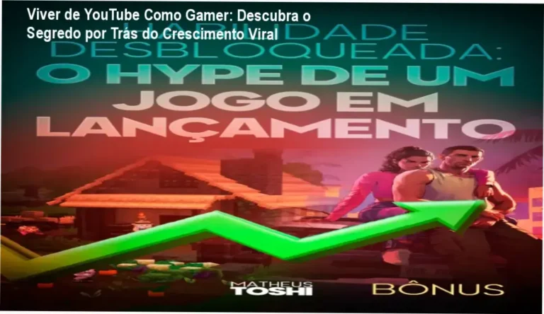 Curso Viver de YouTube Como Gamer: Estratégias práticas para crescer no YouTube e monetizar conteúdo gamer