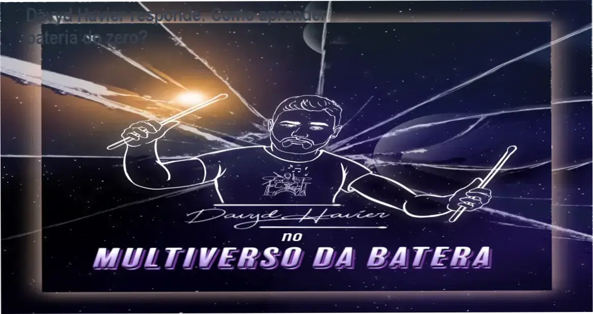 Davyd Havier apresentando o curso Multiverso da Batera para iniciantes
