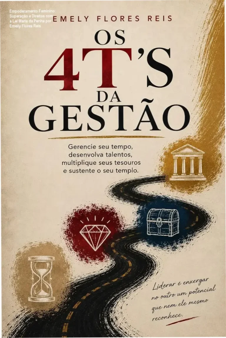 Capa do eBook 'Empoderamento Feminino: Superação e Direitos com a Lei Maria da Penha' por Emeily Flores Reis