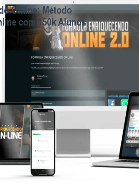 Fórmula Enriquecendo Online: Método T.O.M para Renda Online com 150k Alunos
