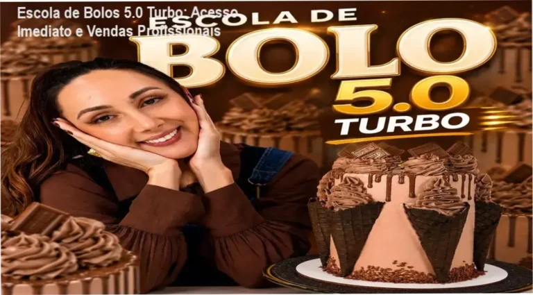 Prateleira com bolos decorados da Escola de Bolos 5.0 Turbo
