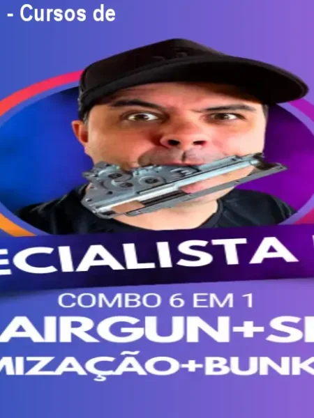 Especialista Pro 6 em 1 - Cursos de Manutenção Airsoft