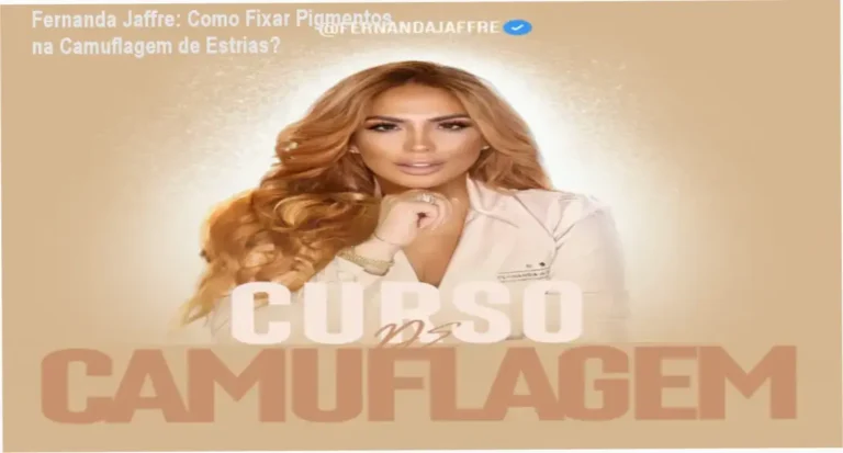 Fernanda Jaffre: Como Fixar Pigmentos na Camuflagem de Estrias? 3 https://ondeaprender.com.br/ Fernanda Jaffre apresentando o curso online de camuflagem de estrias e cicatrizes