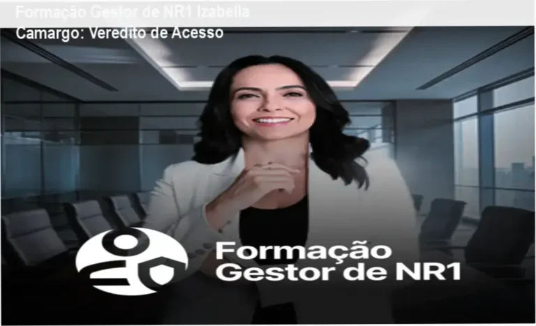 Formação Gestor de NR1 Izabella Camargo: Veredito de Acesso 5 https://ondeaprender.com.br/brownie-que-muda-vidas-ana-elfa-guia-definitivo/ Formação Gestor de NR1 Izabella Camargo - download, acesso gratuito