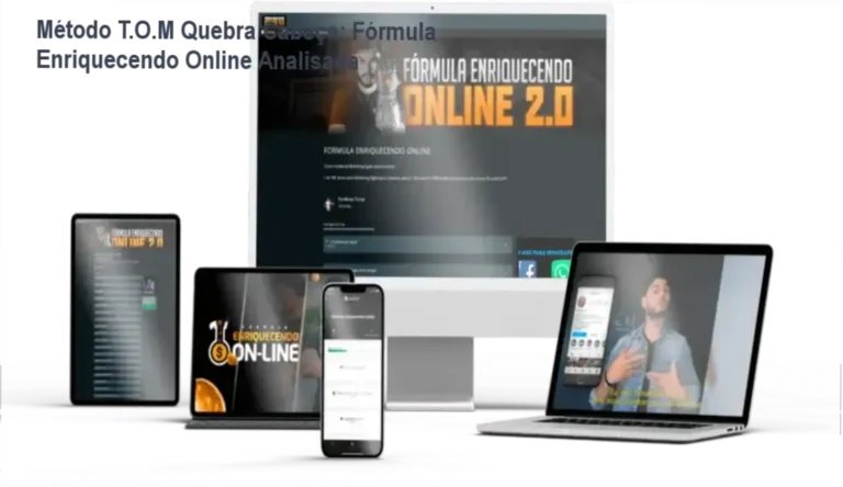 Fórmula Enriquecendo Online mostra bastidores do Método T.O.M com Tondimas Tôrres, estratégias de venda e acesso multiplataforma