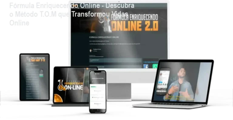 Fórmula Enriquecendo Online - Descubra o Método T.O.M que Transformou Vidas Online 6 https://ondeaprender.com.br/plataforma-vevefit-duvida-download/ Fórmula Enriquecendo Online com autor Tondimas Torres revelando bastidores e funcionamento do método T.O.M