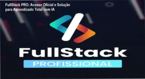 Tela de login do FullStack PRO com acesso à plataforma de curso completo