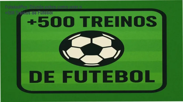 Imagem da capa da planilha ⚽+500 TREINOS DE FUTEBOL com ilustração de jogadores em treinamento