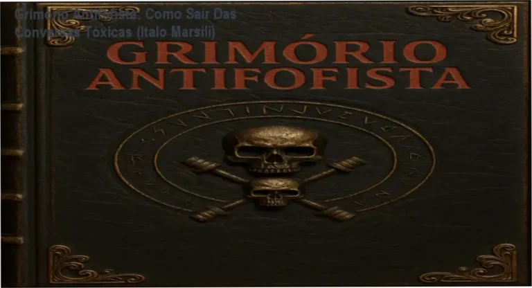Grimório Antifofista: Como Sair Das Conversas Tóxicas (Italo Marsili) 7 https://ondeaprender.com.br/curso-memokids-cmk-memorizacao-para-estudantes-5/ Capa do Grimório Antifofista com título em destaque e ícone de silêncio simbólico