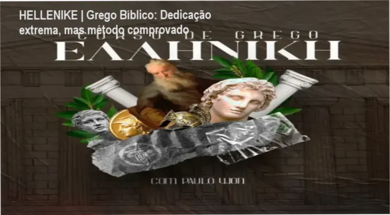 HELLENIKE | Grego Bíblico: Dedicação extrema, mas método comprovado 4 https://ondeaprender.com.br/ HELLENIKE | Grego Bíblico Paulo Won cronograma de dedicação diária