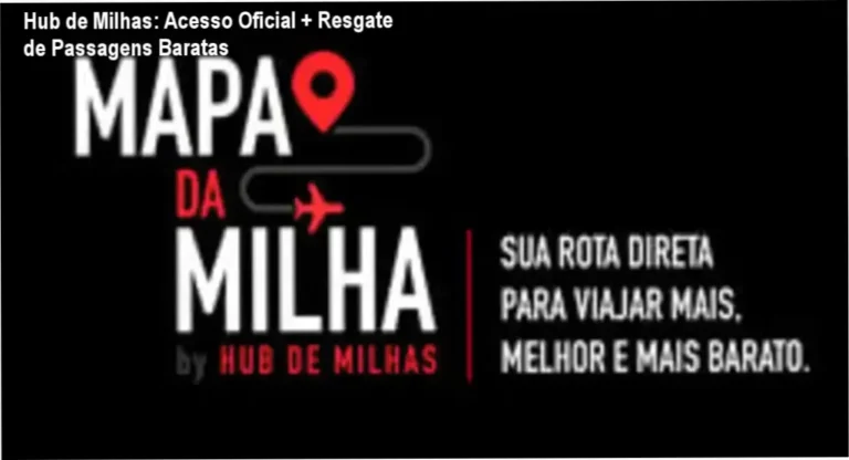 Hub de Milhas: Acesso Oficial + Resgate de Passagens Baratas 5 https://ondeaprender.com.br/ Imagem do login ou interface do Hub de Milhas com conteúdo digital e acesso de usuário