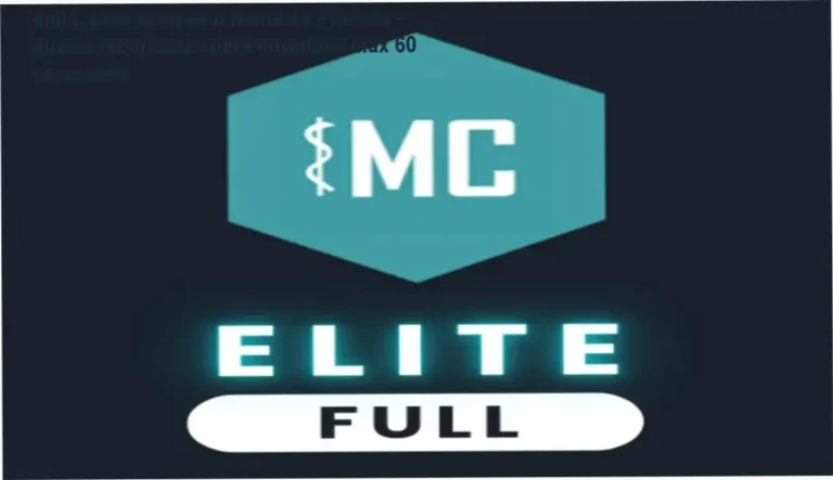 Tela do aplicativo Medcards (Combo Elite) mostrando interface de estudo com flashcards e áudios de campo clínico