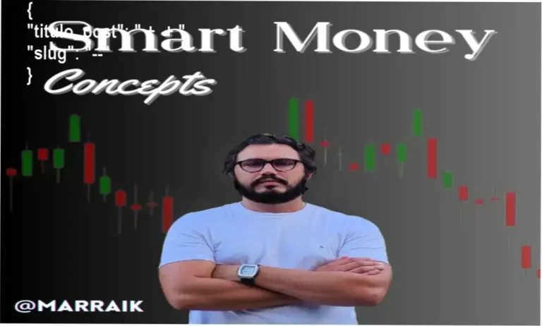 Tela do curso Smart Money Concepts exibindo módulos de leitura de estrutura e algoritmo de preço