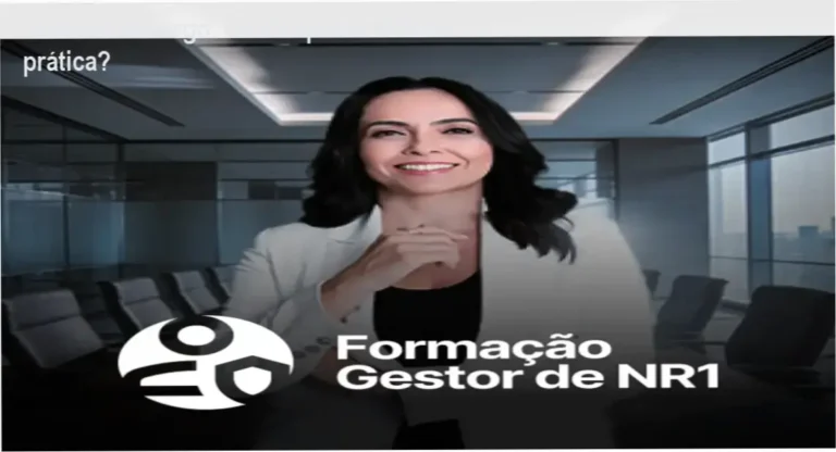 Izabella Camargo: Como aplicar NR1 na prática? 6 https://ondeaprender.com.br/ Izabella Camargo apresentando a Formação Gestor de NR1 com foco em documentos de SST