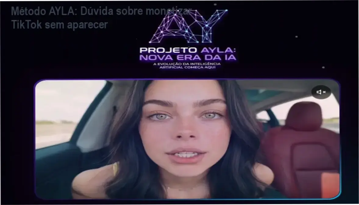 Método AYLA: Dúvida sobre monetizar TikTok sem aparecer 1 https://ondeaprender.com.br/metodo-ayla-como-monetizar-tiktok-sem-aparecer/ Julia Oliveira apresenta o Método AYLA com avatar hiper-realista de IA