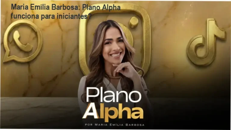Maria Emília Barbosa: Plano Alpha funciona para iniciantes? 5 https://ondeaprender.com.br/ Maria Emília Barbosa apresenta o método Plano Alpha para renda online com celular