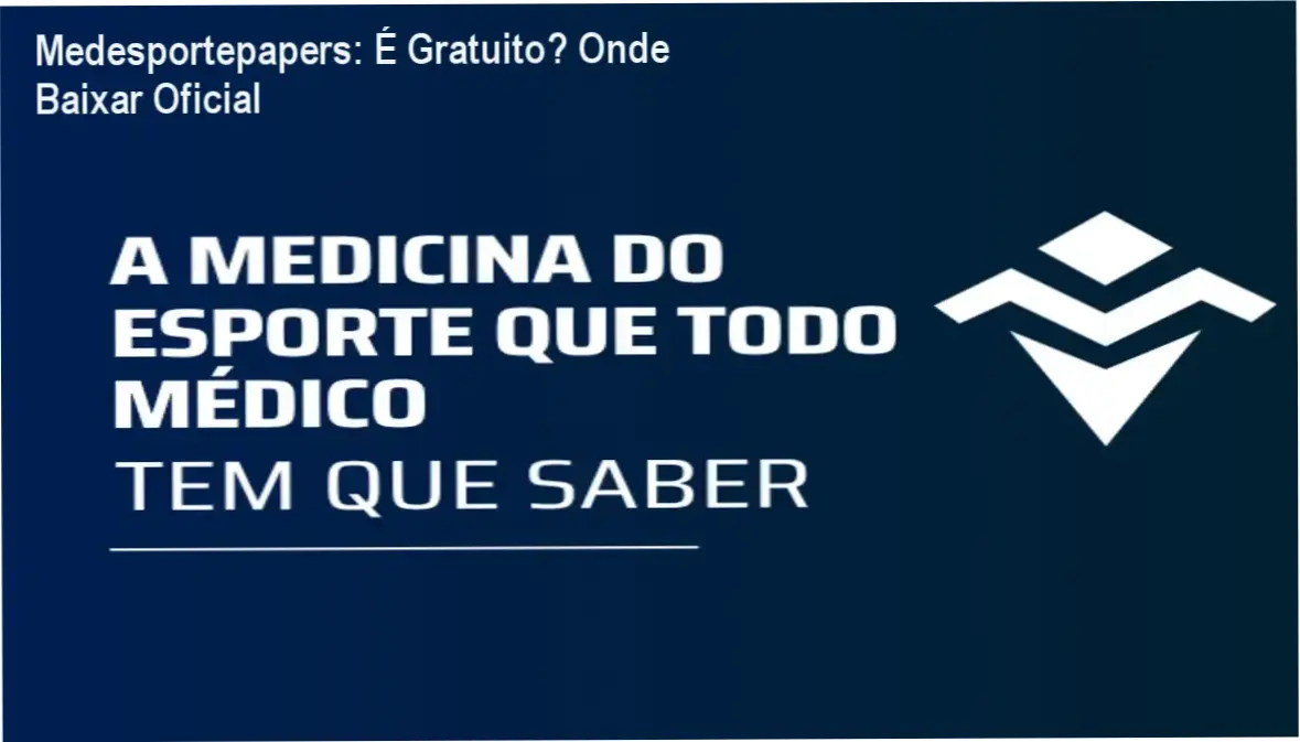 Imagem ilustrativa do curso Medesportepapers e download oficial