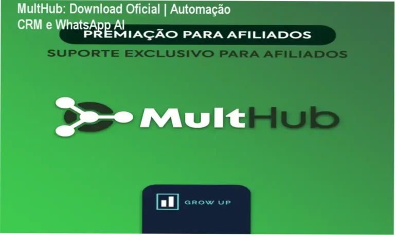 MultHub: Download Oficial | Automação CRM e WhatsApp AI 10 https://ondeaprender.com.br/ Interface do MultHub mostrando fluxo de vendas automatizadas no WhatsApp