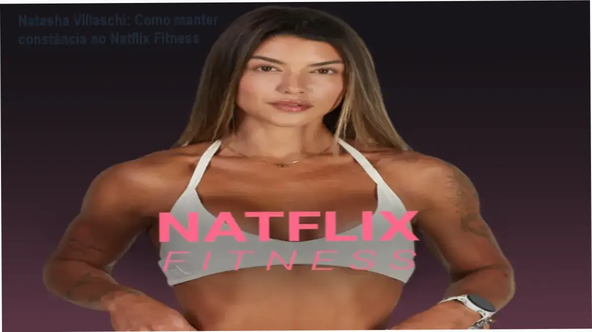 Natasha Villaschi apresentando a plataforma Natflix Fitness para mulheres que buscam constância nos treinos