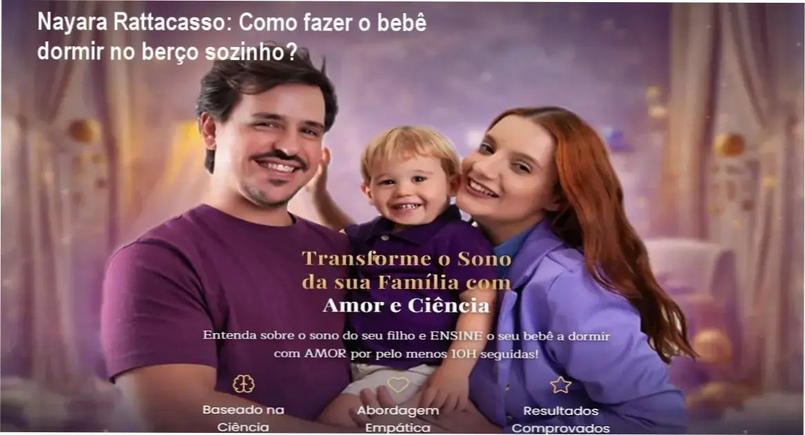 Nayara Rattacasso: Como fazer o bebê dormir no berço sozinho? 1 https://ondeaprender.com.br/mestres-do-soninho-como-fazer-o-bebe-dormir-no-berco/ Mãe mostrando bebê adormecido no berço após seguir o curso de sono infantil da Nayara Rattacasso