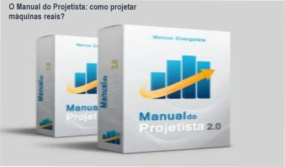 O Manual do Projetista: como projetar máquinas reais? 1 https://ondeaprender.com.br/o-manual-do-projetista-projetar-maquinas-reais/ Capa do curso Projetista Mecânico 4.0 por O Manual do Projetista em ambiente industrial