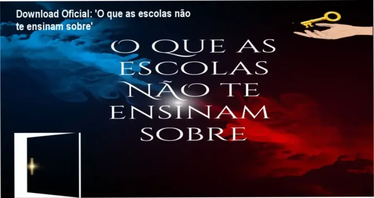 Pessoa acessando o curso 'O que as escolas não te ensinam sobre' em dispositivo móvel, simbolizando descoberta pessoal.