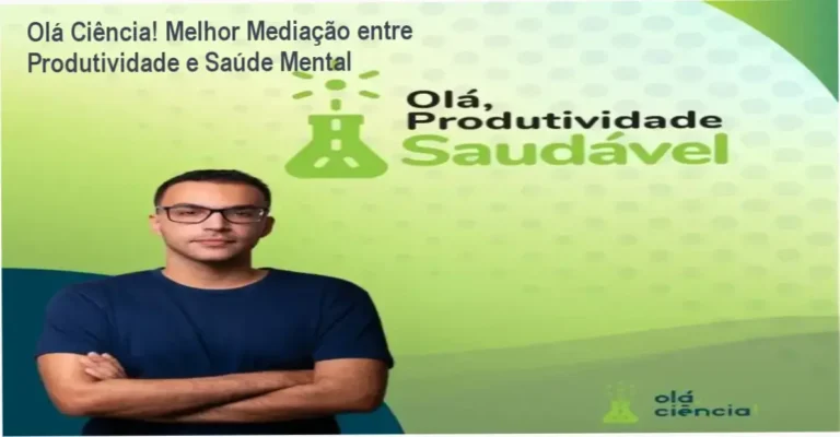 Imagem ilustrando o conceito de produtividade equilibrada com elementos de neurociência e saúde mental