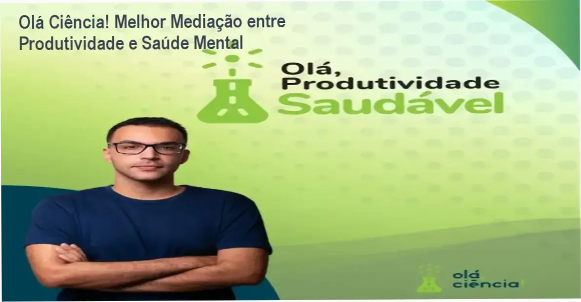 Imagem ilustrando o conceito de produtividade equilibrada com elementos de neurociência e saúde mental