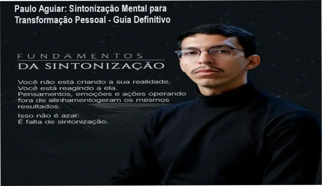 Paulo Aguiar aplicando técnica de sintonização mental para reequilíbrio emocional