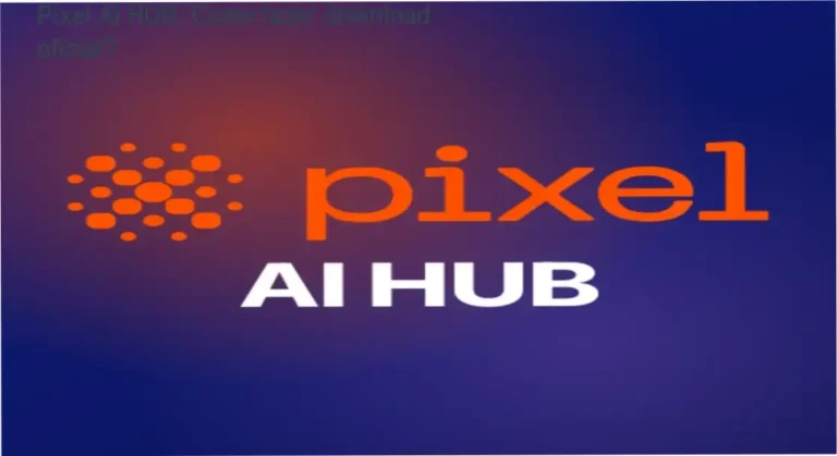 Tela mostrando acesso oficial ao Pixel AI HUB após download