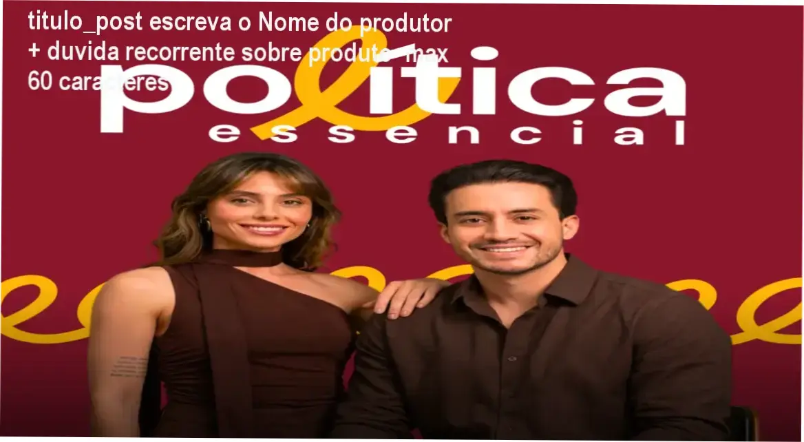 Imagem do curso Política Essencial apresentado por Lauany Schultz e Matheus Oliveira
