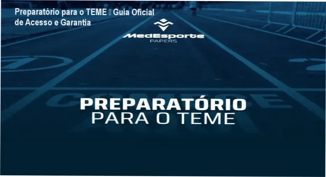 Preparatório para o TEME – Guia Oficial de Acesso e Garantia 1 https://ondeaprender.com.br/preparatorio-teme-acesso-oficial/ Preparatório para o TEME de Guilherme Alfonso Vieira Adami – download e acesso oficial