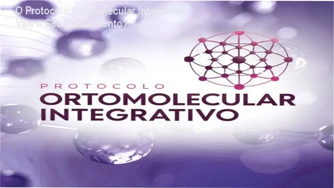 Apresentando o Curso de Protocolo Ortomolecular Integrativo da WebHoje Cursos Online, com foco em terapias holísticas e suplementação funcional.