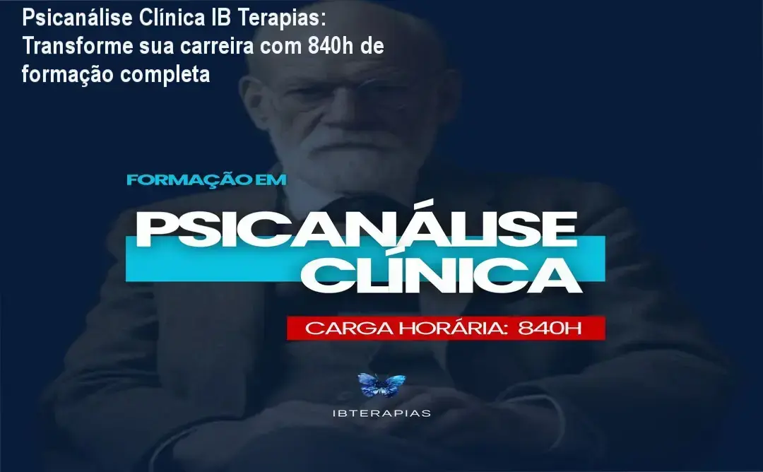 Imagem representativa da plataforma online do IB Terapias, destacando a expertise de João Barros na formação profissional.
