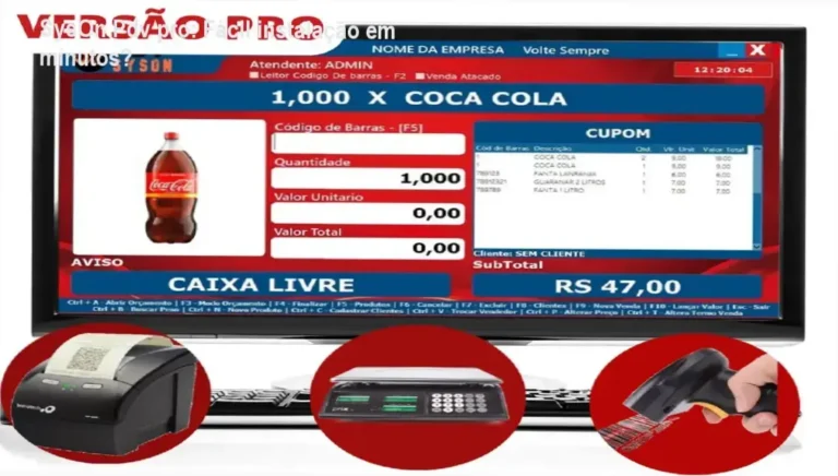 Imagem destacando a instalação rápida do SysOn Pdv pro