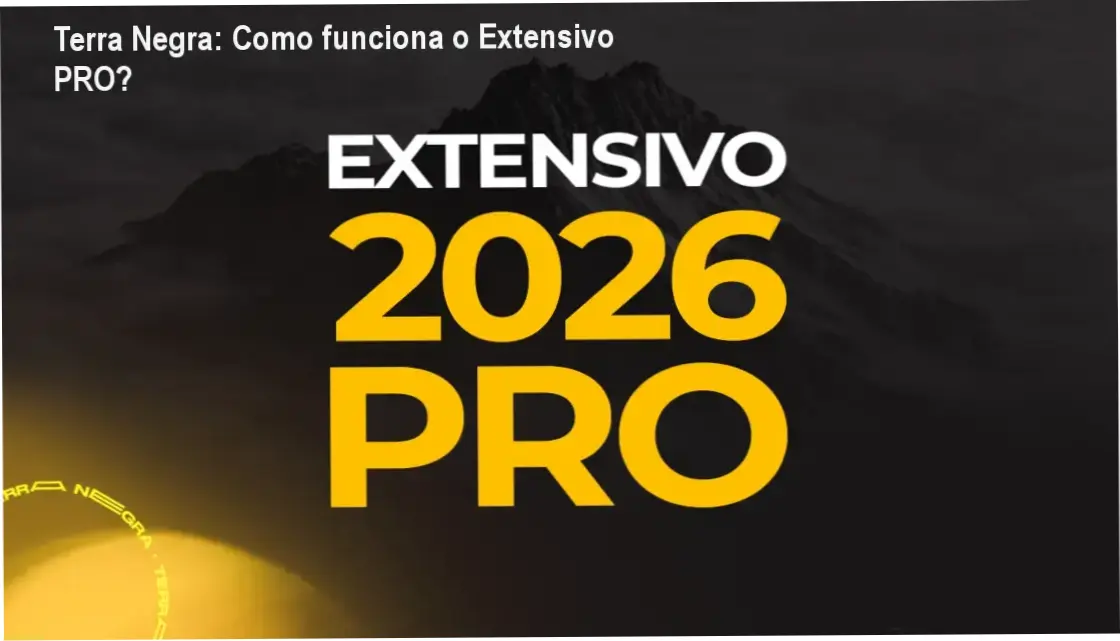 Terra Negra: Como funciona o Extensivo PRO? 1 https://ondeaprender.com.br/extensivo-pro-aulas-particulares-monte-olimpo-2026-como-funciona/ Professor da Terra Negra ministrando aula ao vivo para alunos de Humanas