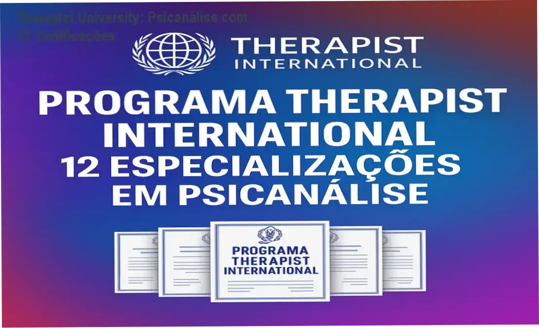 Therapist University download acesso gratuito ao curso de psicanálise