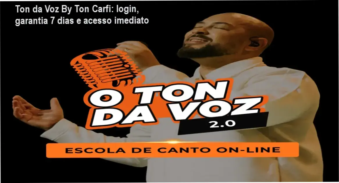 Ton da Voz By Ton Carfi download acesso gratuito licença oficial