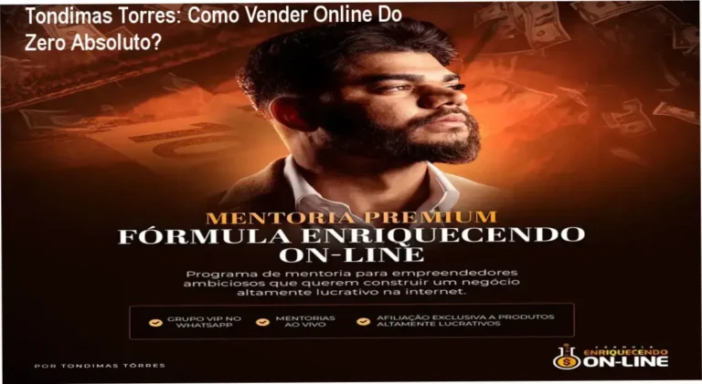 Tondimas Torres apresenta o curso Fórmula Enriquecendo Online VIIP para iniciantes