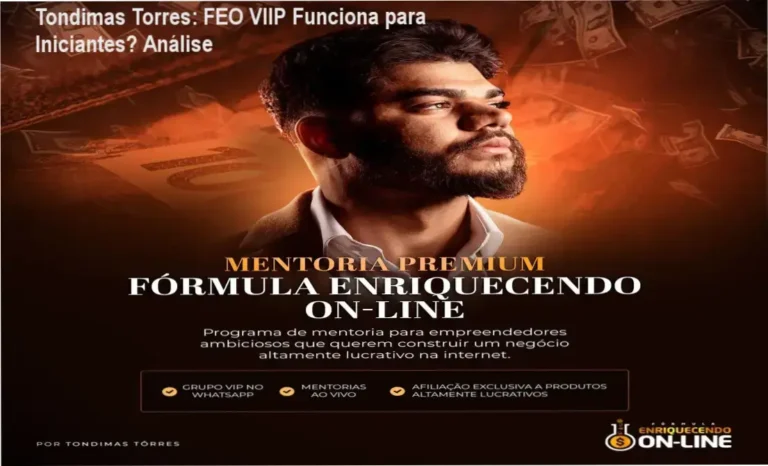 Tondimas Torres: FEO VIIP Funciona para Iniciantes? Análise 7 https://ondeaprender.com.br/frontpush-4-0/ Tondimas Torres apresentando módulos do Fórmula Enriquecendo Online VIIP com destaque para mentorias ao vivo