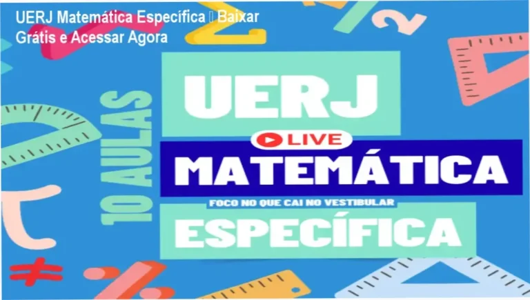 UERJ Matemática Específica – download grátis e acesso oficial ao curso