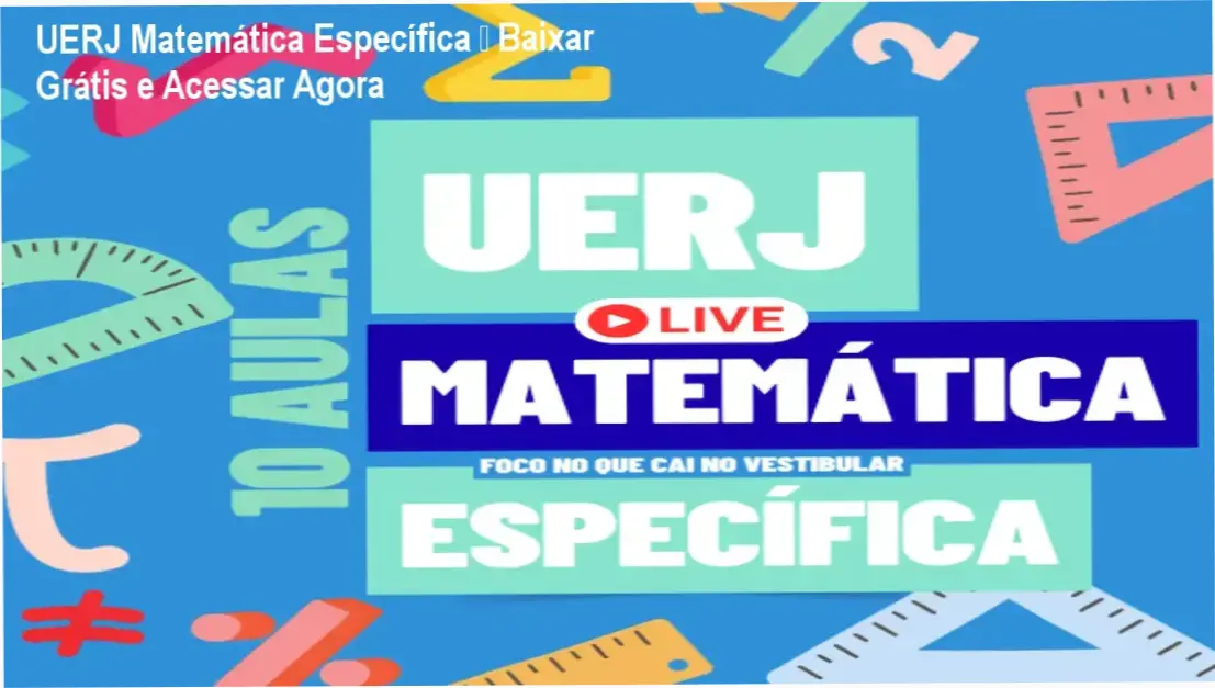UERJ Matemática Específica – Baixar Grátis e Acessar Agora 1 https://ondeaprender.com.br/uerj-matematica-especifica-rota-aprovacao-download-gratis/ UERJ Matemática Específica – download grátis e acesso oficial ao curso