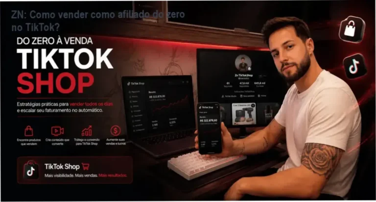 ZN: Como vender como afiliado do zero no TikTok? 2 https://ondeaprender.com.br/o-codigo-de-deus-autor-victor-done/ ZN estrategista explicando o Método ZN Brique para afiliados iniciantes no TikTok