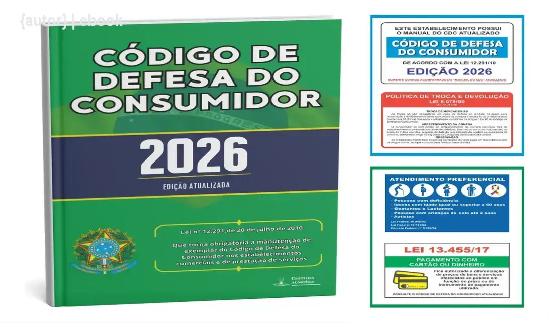 {autor} | ebook 1 https://ondeaprender.com.br/autor-ebook/ Guia explicativo sobre o produto digital Codigo De Defesa Do Consumidor 2026 - Com Placas Adesivas