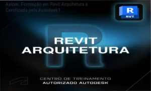 Interface de software Revit com modelos arquitetônicos complexos e elementos BIM estruturais