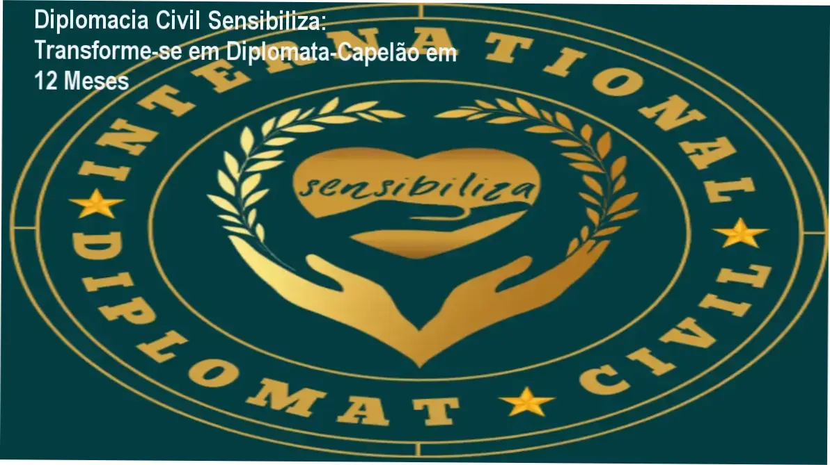 Diplomacia Civil Sensibiliza: Transforme-se em Diplomata-Capelão em 12 Meses 1 https://ondeaprender.com.br/sensibiliza-diplomacia-civil-internacional-duda-validade-certificacao/ Carteira de diplomata civil e chancela simbólica com cordão vermelho