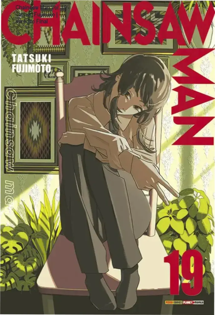 Capa do mangá Chainsaw Man Volume 19 de Tatsuki Fujimoto