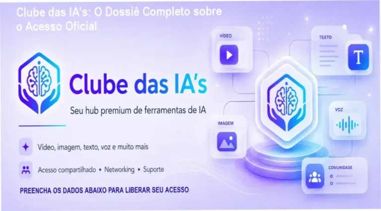 Clube das IA's: O Dossiê Completo sobre o Acesso Oficial 3 https://ondeaprender.com.br/ Interface de ecossistema digital integrando diversas ferramentas de inteligência artificial para criadores