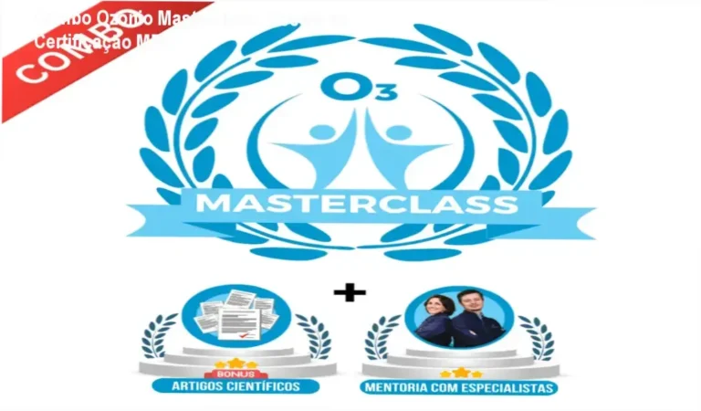 Profissional de saúde estudando protocolos de ozonioterapia através do Combo Ozônio Masterclass